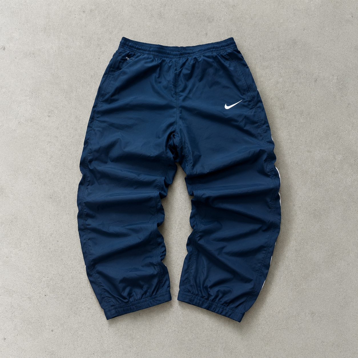 Nike Track Pants Marineblau Rare Stitched Logo (M)