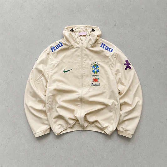 Nike Jacket White, Beige Rare (XL)