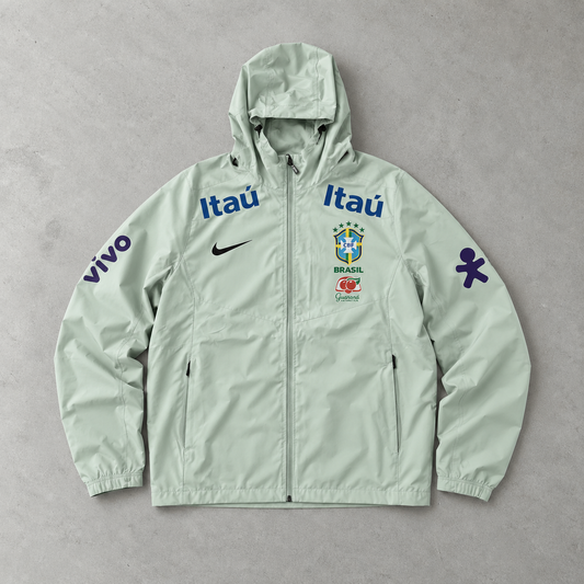 Brasilien Nike Windbreaker Mintgrün Limited (S)