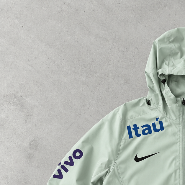 Brasilien Nike Windbreaker Mintgrün Limited (S)