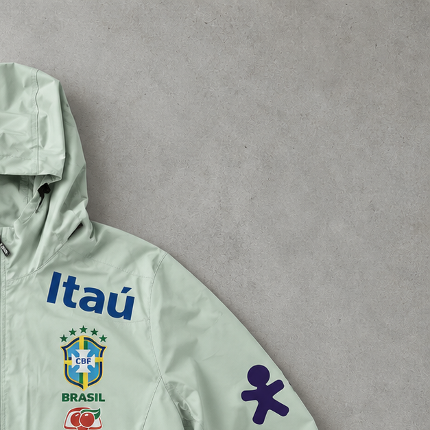 Brasilien Nike Windbreaker Mintgrün Limited (S)
