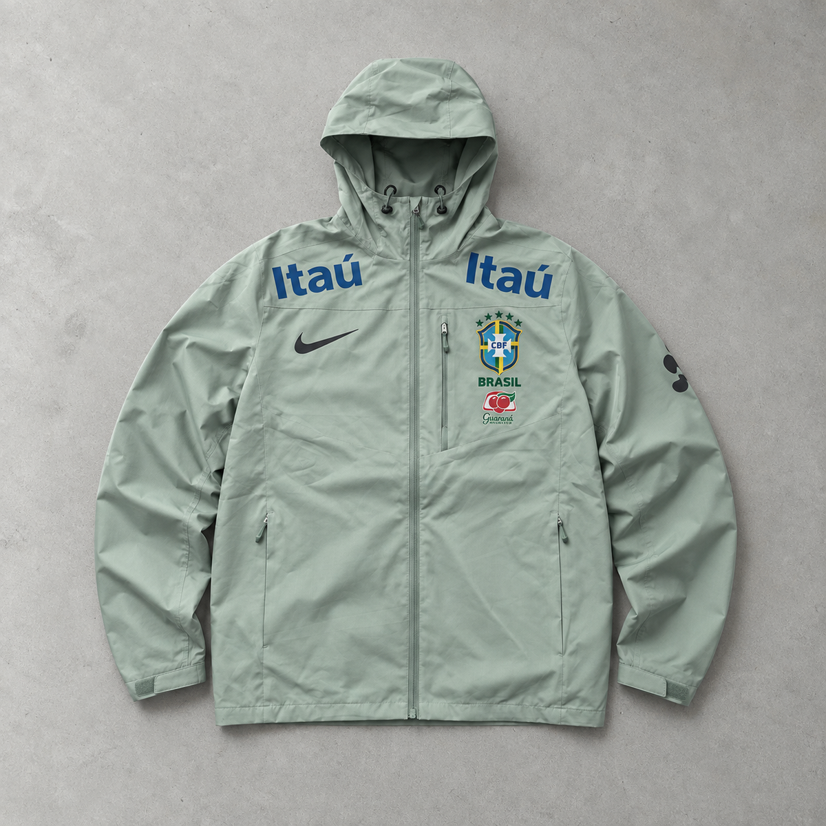 Brasilien Nike Windbreaker Mintgrün Limited (S)