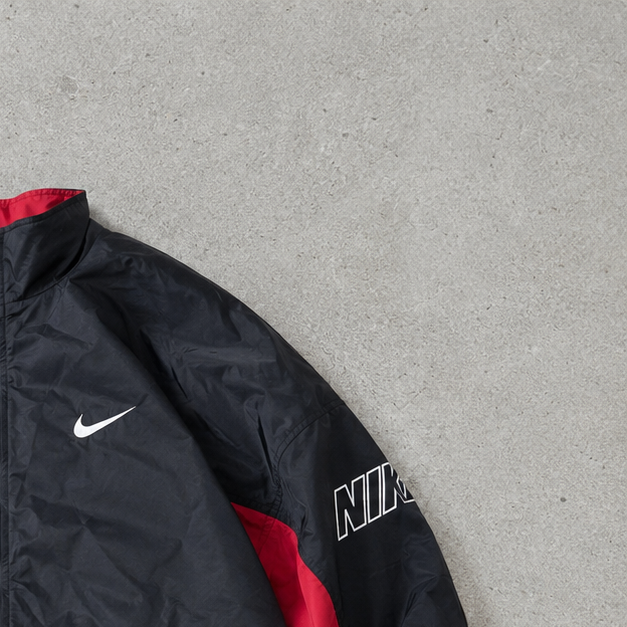 90s Nike Jacket Black Rare (L)