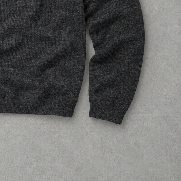 Ralph Lauren Sweater Schwarz Stitched Logo Limited (L)