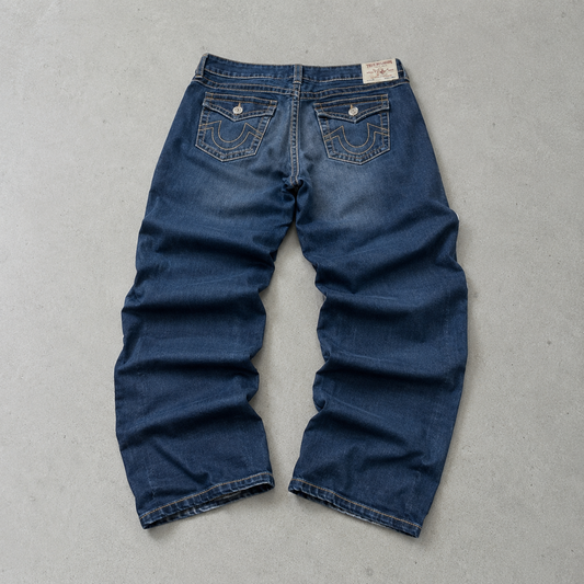 Y2K True Religion Jeans Navy Limited (L)