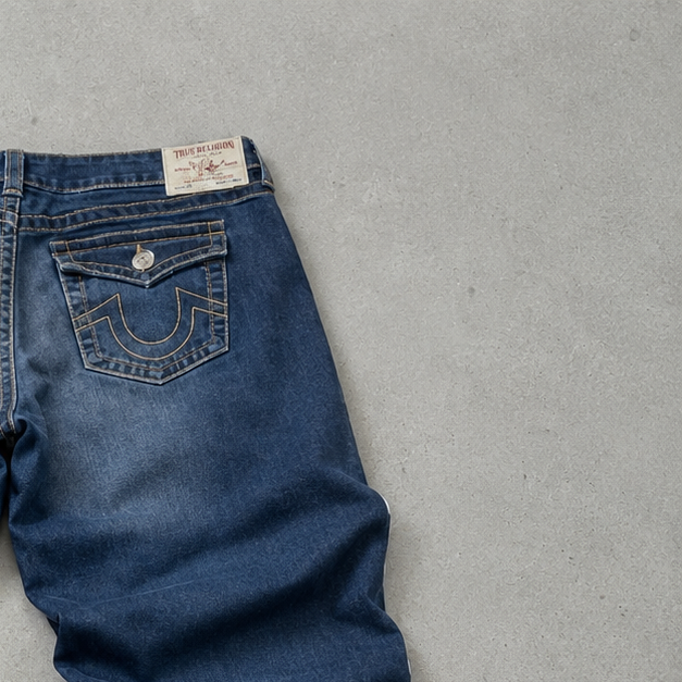 Y2K True Religion Jeans Navy Limited (L)