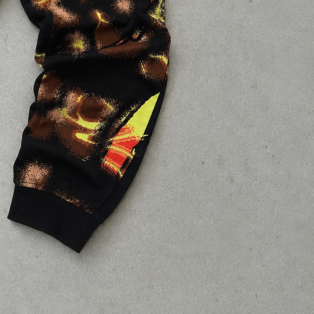 NIKE Track Pants Multi / Black Limited (XL)
