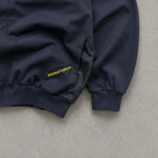 FC Barcelona Vintage Nike Track Jacket Marineblau, Black Limited (XL)