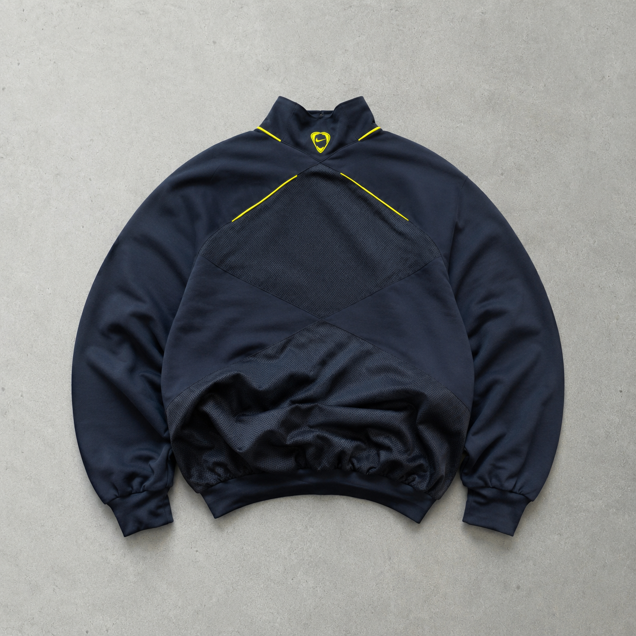 FC Barcelona Vintage Nike Track Jacket Marineblau, Black Limited (XL)