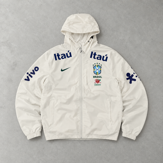 Brasilien Nike Windbreaker Weiß Limited (S)