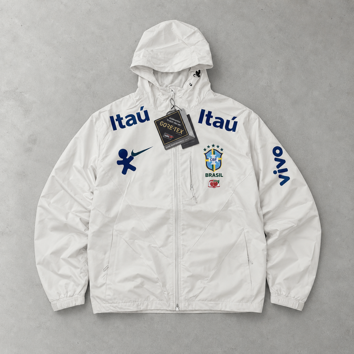 Brasilien Nike Windbreaker Weiß Limited (S)