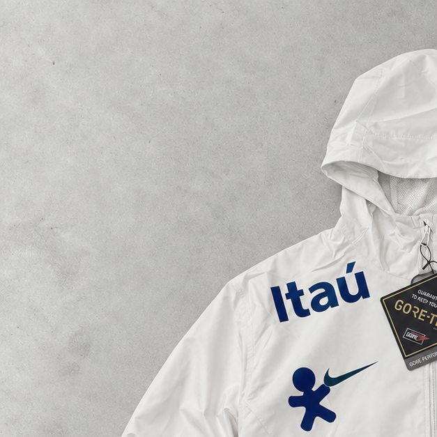 Brasilien Nike Windbreaker Weiß Limited (S)