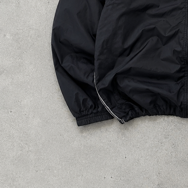 90s Vintage Nike Track Jacket Black, Grey Rare (L)
