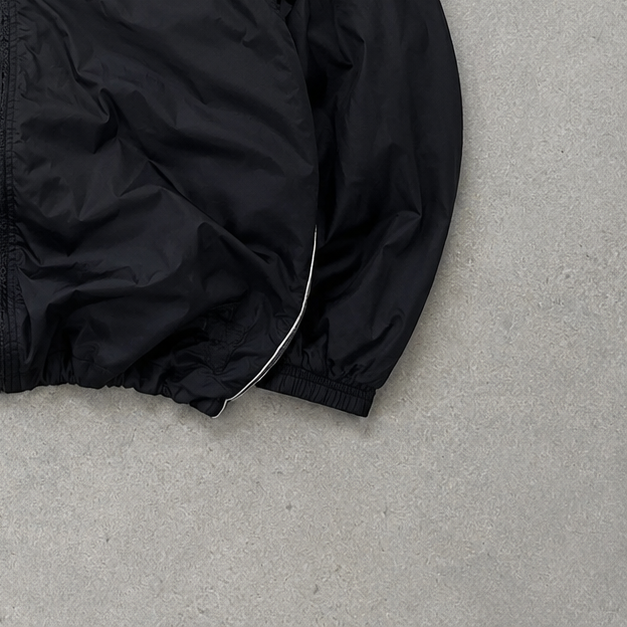 90s Vintage Nike Track Jacket Black, Grey Rare (L)