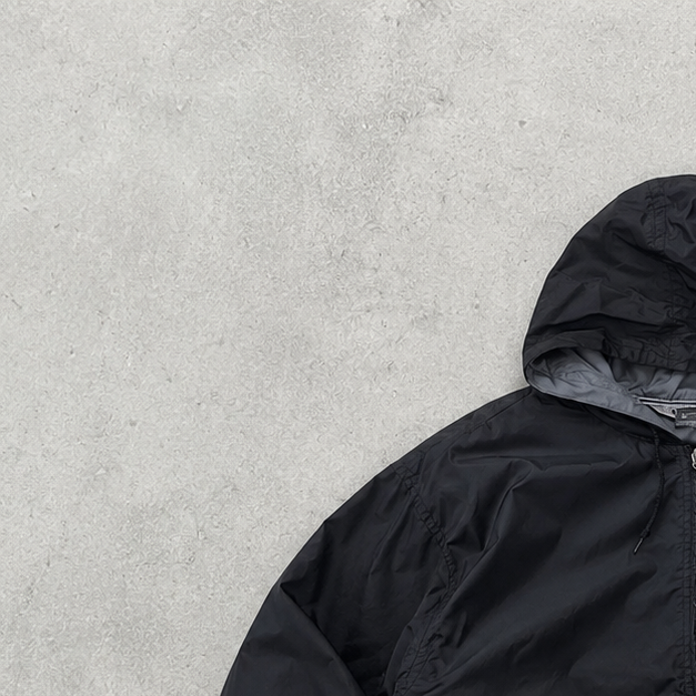 90s Vintage Nike Track Jacket Black, Grey Rare (L)