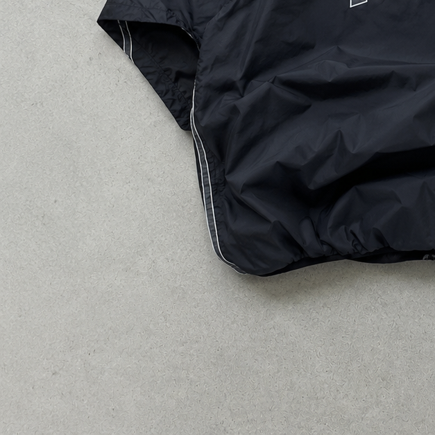 90s Vintage Nike Track Jacket Black, Grey Rare (L)