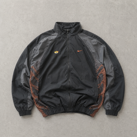 Nike Jacket Black, Orange Rare (Size S)