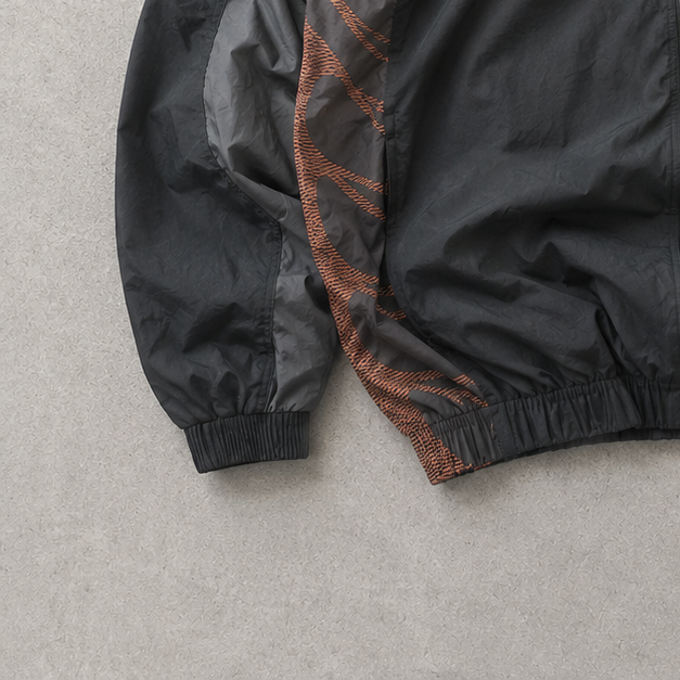 Nike Jacket Black, Orange Rare (Size S)