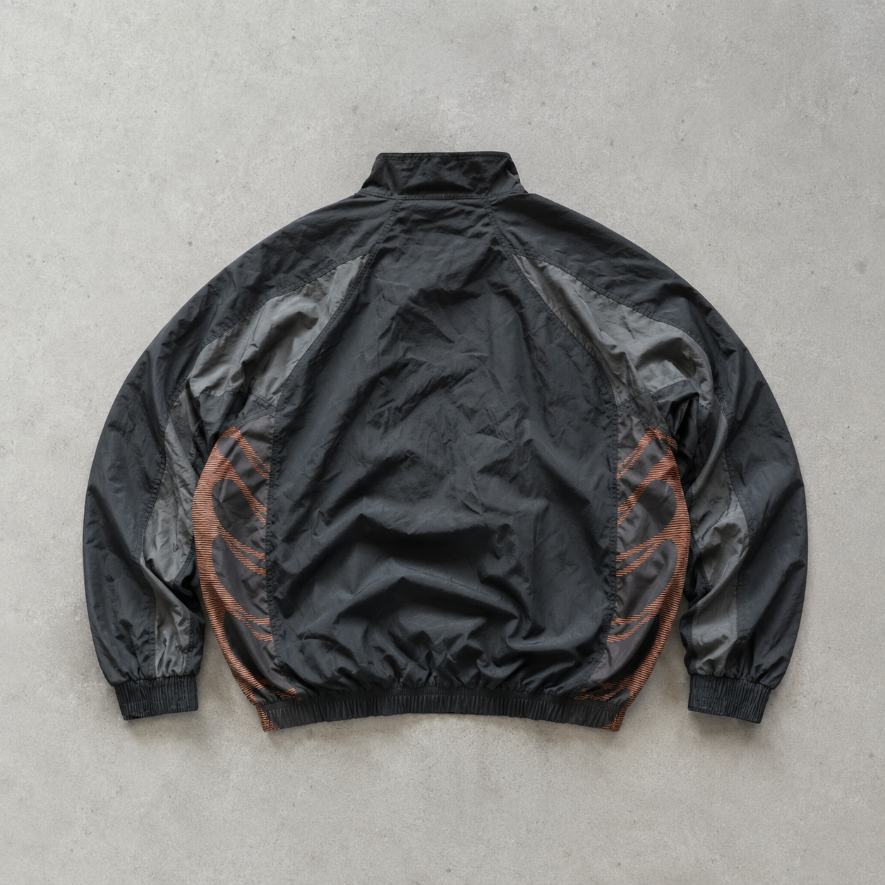 Nike Jacket Black, Orange Rare (Size S)