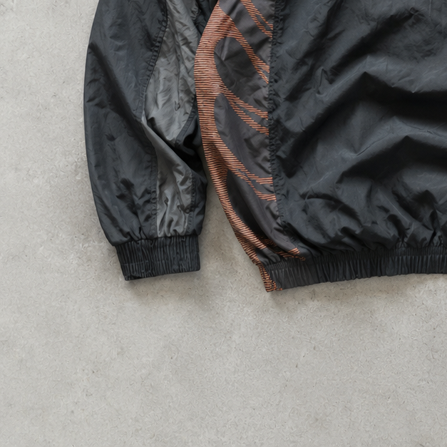 Nike Jacket Black, Orange Rare (Size S)