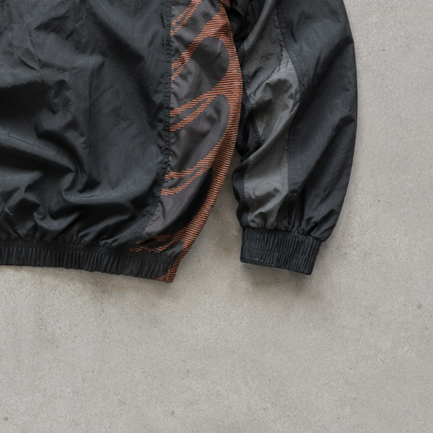 Nike Jacket Black, Orange Rare (Size S)