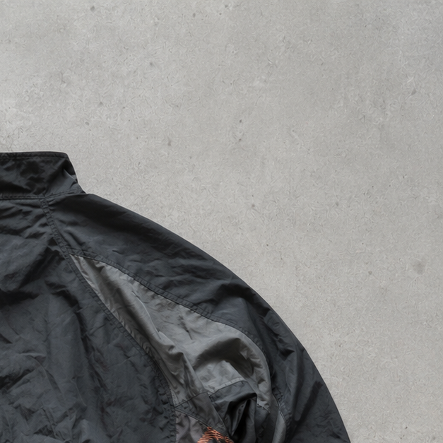 Nike Jacket Black, Orange Rare (Size S)
