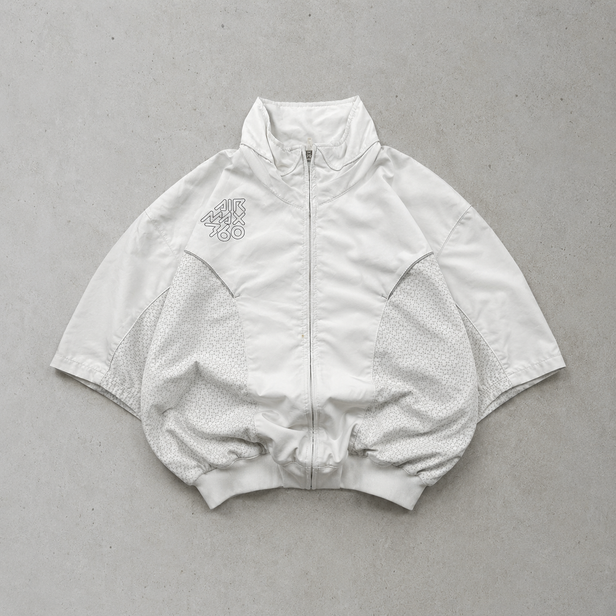 Vintage Nike Windbreaker White, Red Limited (M)
