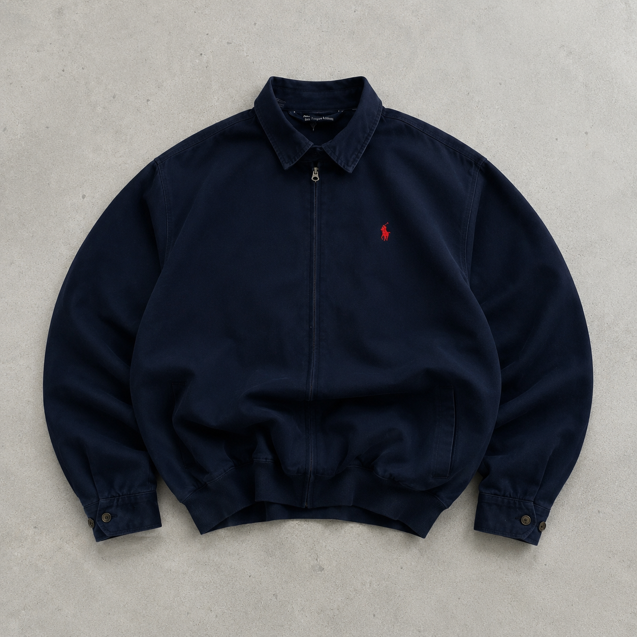Ralph Lauren Jacket Navy Rare (S) Stitched Logo