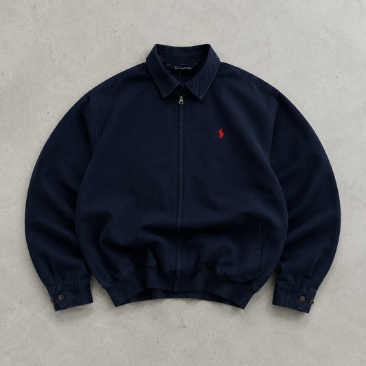 Ralph Lauren Jacket Navy Rare (S) Stitched Logo