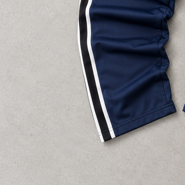 Y2K Nike Track Pants Weiß, Marineblau Limited (S)