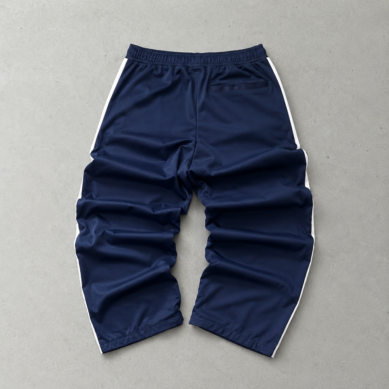 Y2K Nike Track Pants Weiß, Marineblau Limited (S)