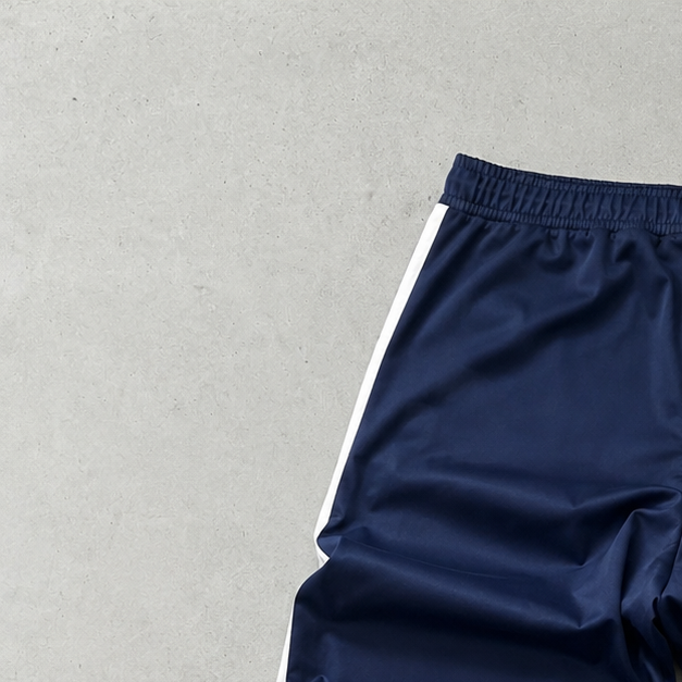 Y2K Nike Track Pants Weiß, Marineblau Limited (S)