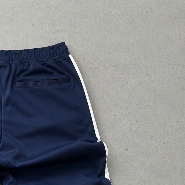 Y2K Nike Track Pants Weiß, Marineblau Limited (S)
