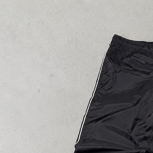 Y2K Nike Track Pants Schwarz, Weiß Rare (S)