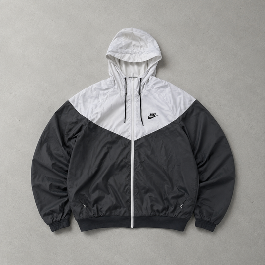 Nike Hoodie Weiß, Grau Rare (L)