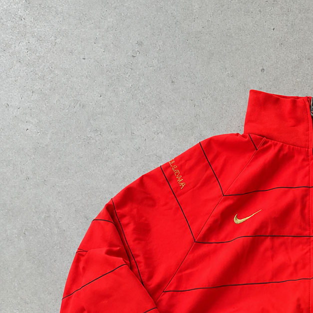 Vintage Nike Windbreaker Korallenrot, Red Rare (L)