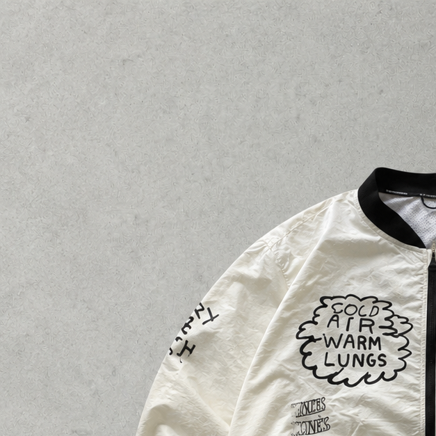 Nike Jacket Cream, Black Rare (Size M)