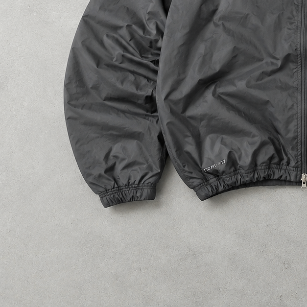 Veste de survêtement Nike Manchester Y2K noire rare (taille L)