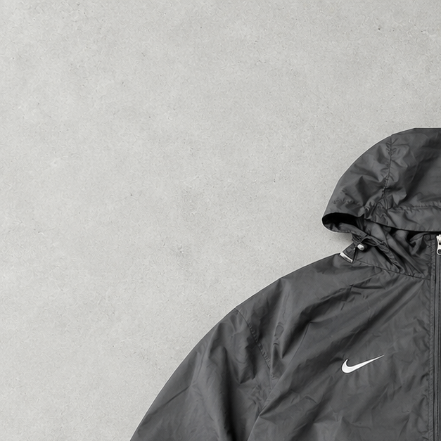 Veste de survêtement Nike Manchester Y2K noire rare (taille L)