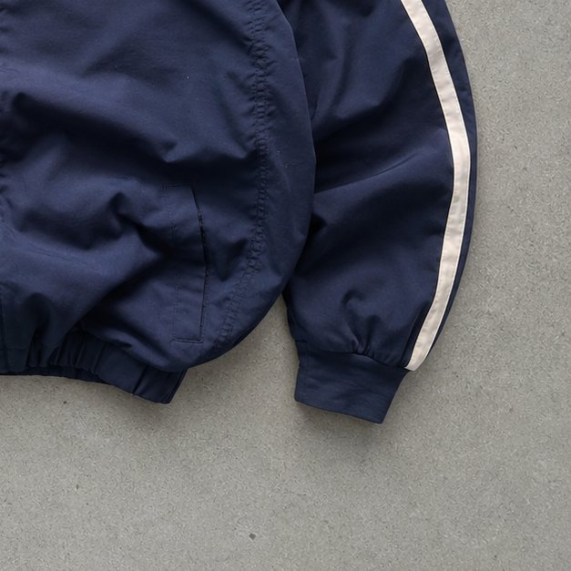 90s Vintage Nike Windbreaker Marineblau, White Limited (L)