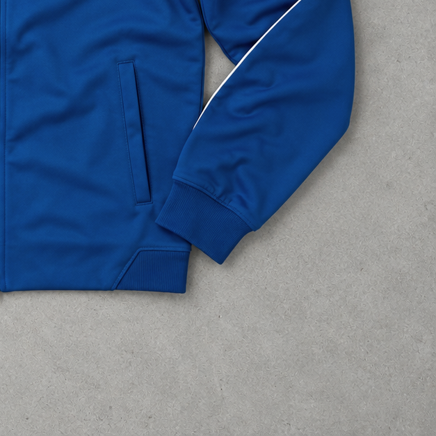 Brasilien Y2K Nike Track Jacket Blau, Weiß Limited (S)