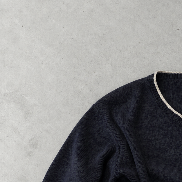 Ralph Lauren Sweater Marineblau Limited (M) Stitched Logo