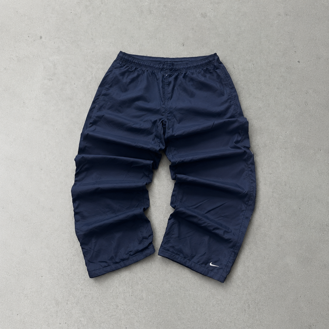 90s Y2K Nike Track Pants Marineblau, Schwarz Limited (M)