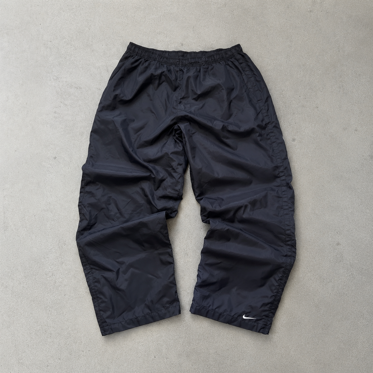 90s Y2K Nike Track Pants Marineblau, Schwarz Limited (M)