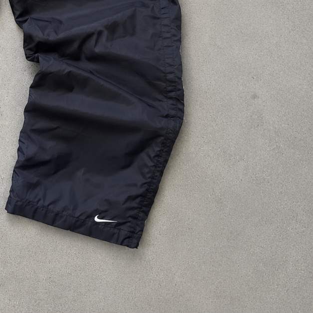 90s Y2K Nike Track Pants Marineblau, Schwarz Limited (M)