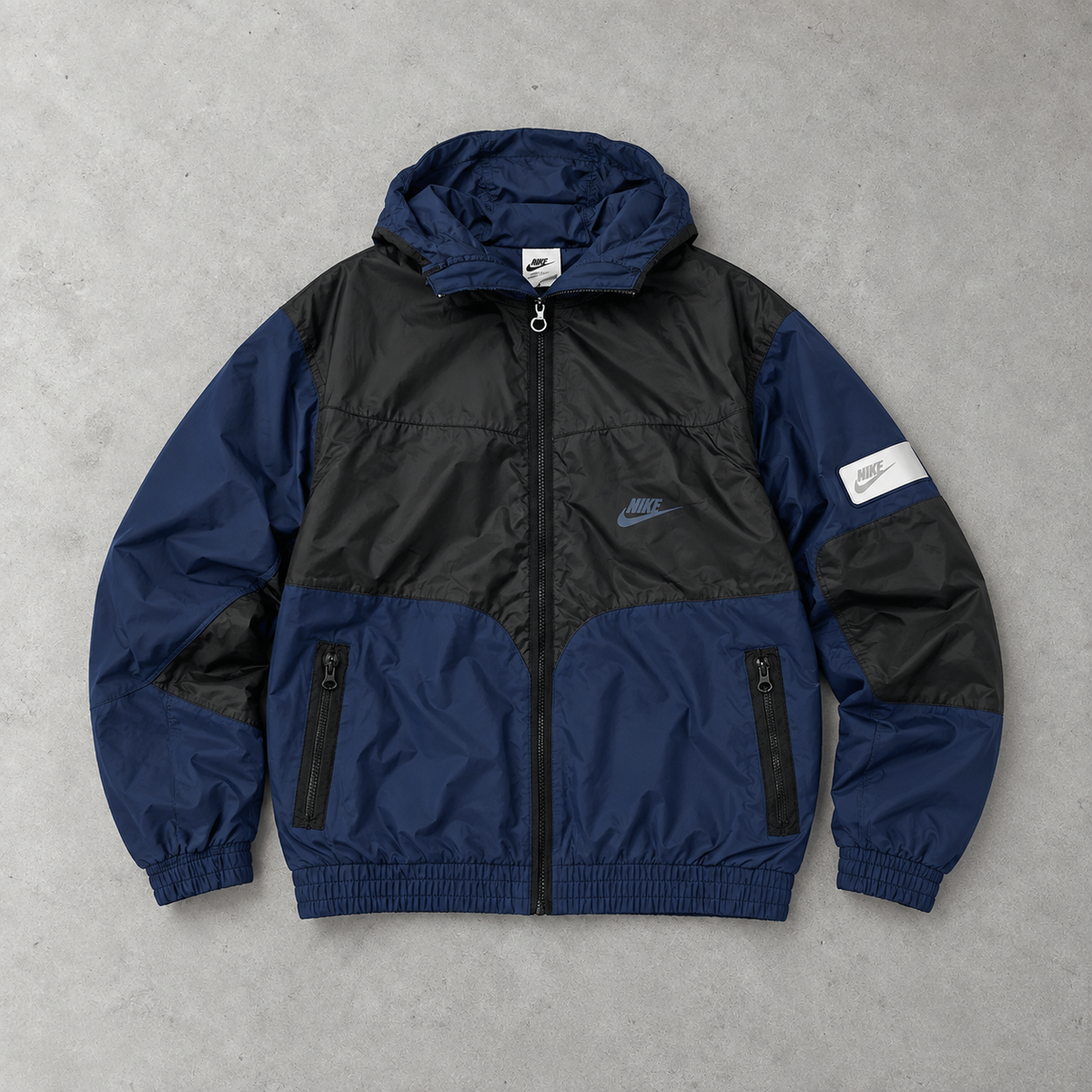 Nike Windbreaker Marineblau, Schwarz Rare (M)