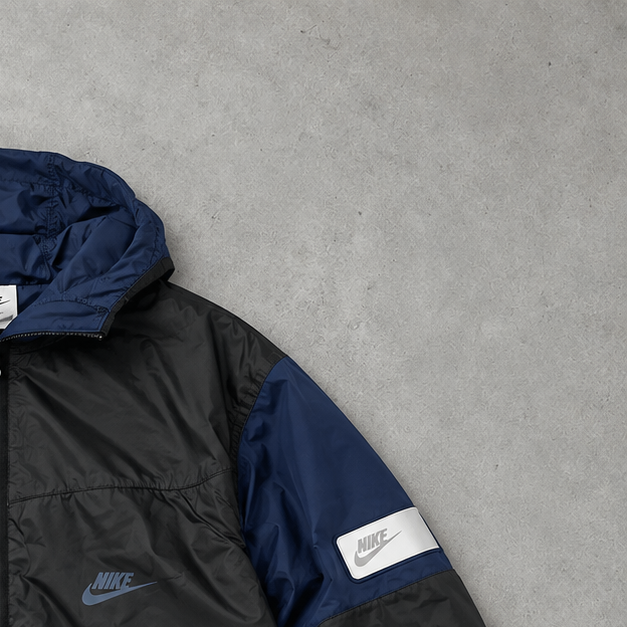 Nike Windbreaker Marineblau, Schwarz Rare (M)