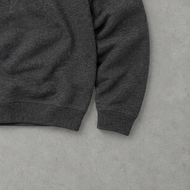 Polo Ralph Lauren Half-Zip Sweater Grau Rare (XXL) Stitched Logo