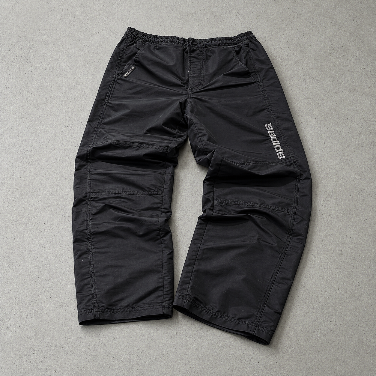 90S Adidas Track Pants Black Rare (S)