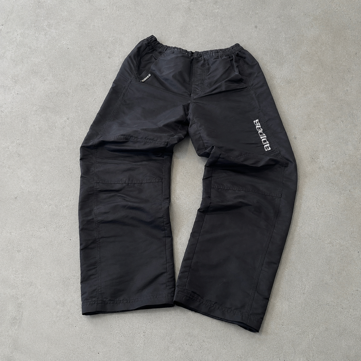 90S Adidas Track Pants Black Rare (S)